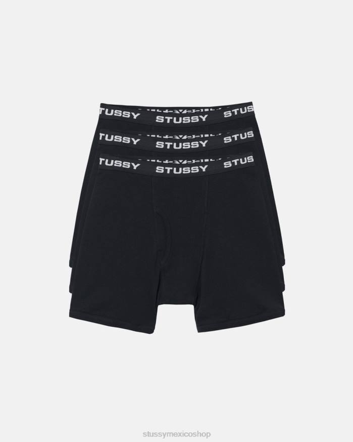 otros calzoncillos boxer - paquete de 3 unisexo negro STUSSY 64PX447