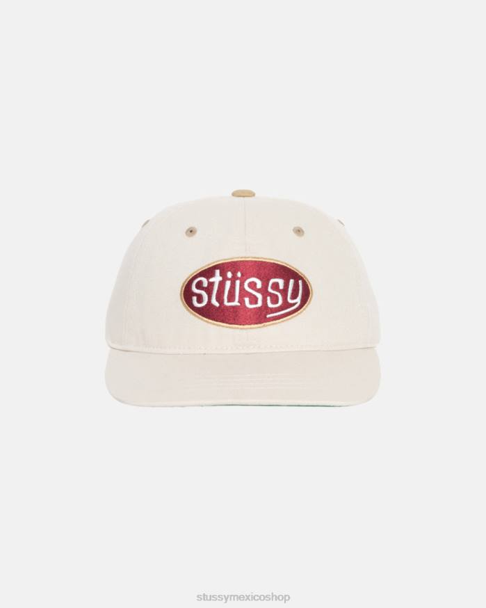 sombreros pitstop baja gorra profesional unisexo hueso STUSSY 64PX379