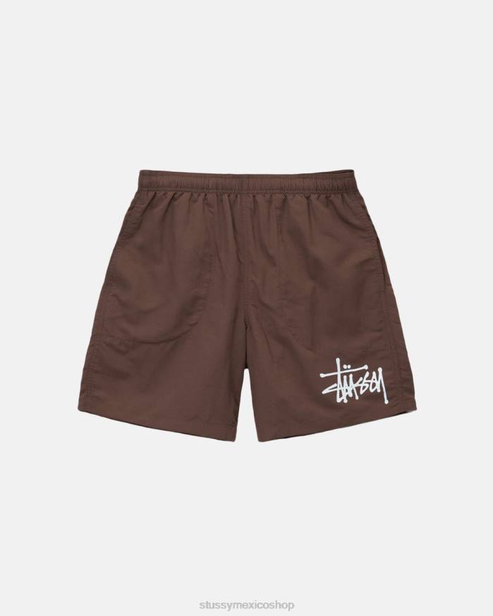 bermudas short de agua basico grande unisexo café STUSSY 64PX102