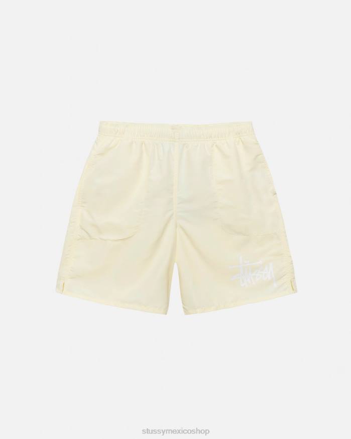 bermudas short de agua basico grande unisexo crema STUSSY 64PX108