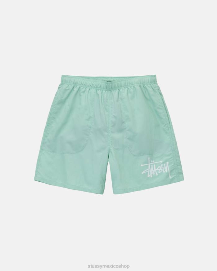 bermudas short de agua basico grande unisexo menta STUSSY 64PX105