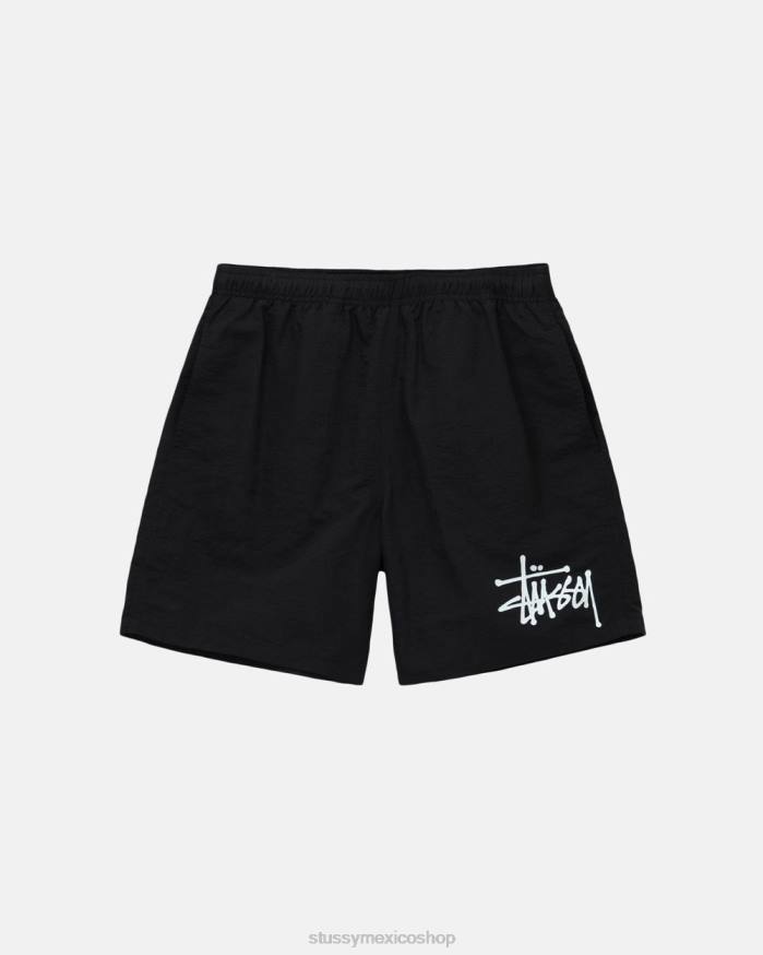 bermudas short de agua basico grande unisexo negro STUSSY 64PX101