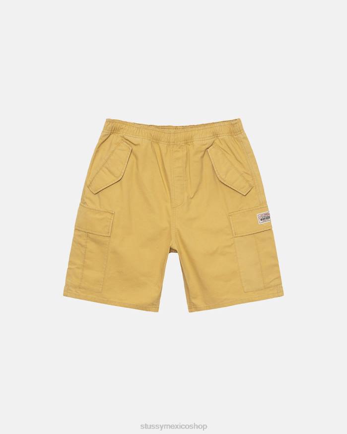 bermudas shorts de playa cargo ripstop unisexo azufre STUSSY 64PX274