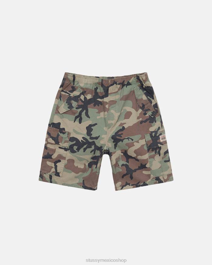 bermudas shorts de playa cargo ripstop unisexo camuflaje STUSSY 64PX273