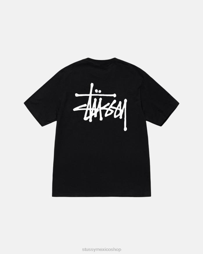 camisetas camiseta básica unisexo negro STUSSY 64PX1