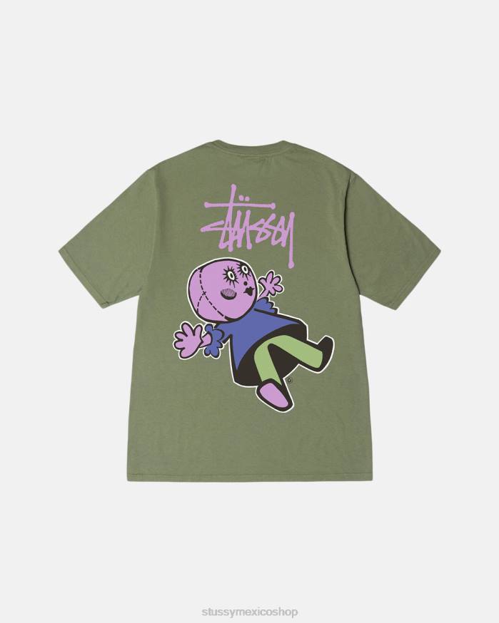 camisetas camiseta teñida con pigmentos dollie unisexo alcachofa STUSSY 64PX39