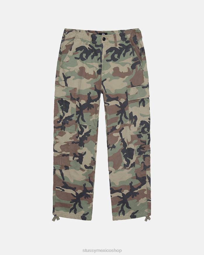 pantalones carga excedente ripstop unisexo camuflaje STUSSY 64PX344