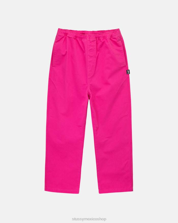 pantalones pantalón de playa cepillado unisexo Rosa caliente STUSSY 64PX321