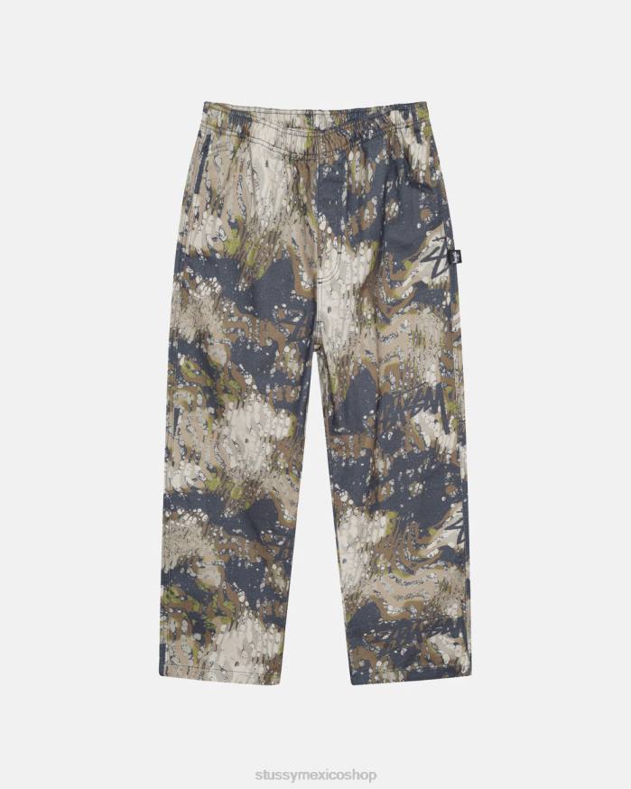 pantalones pantalón de playa velo camuflado unisexo terreno STUSSY 64PX313