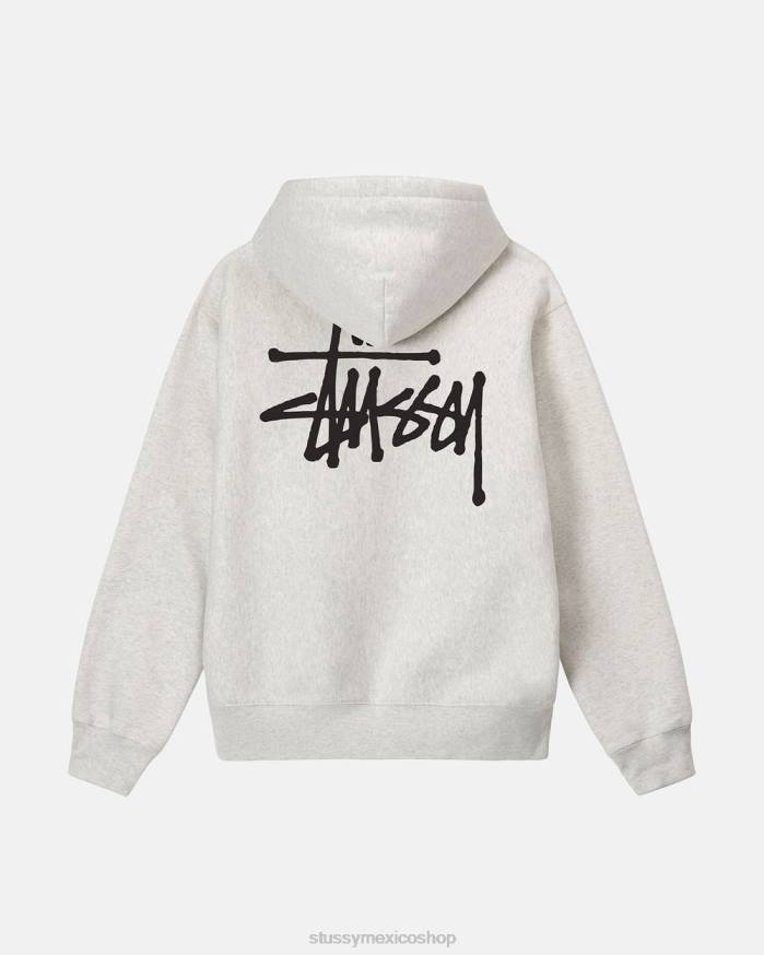 sudores sudadera basica unisexo ceniza brezo STUSSY 64PX198